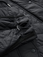 Slate Grey Short Quilted Jacket - Image 7 of 9