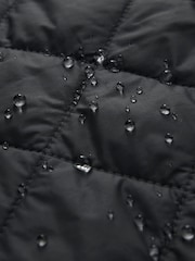 Slate Grey Short Quilted Jacket - Image 8 of 9