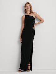 Lauren Ralph Lauren Belina Jersey One Shoulder Gown - Image 1 of 8