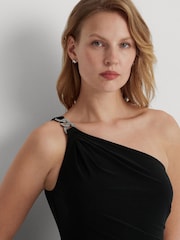 Lauren Ralph Lauren Belina Jersey One Shoulder Gown - Image 4 of 8
