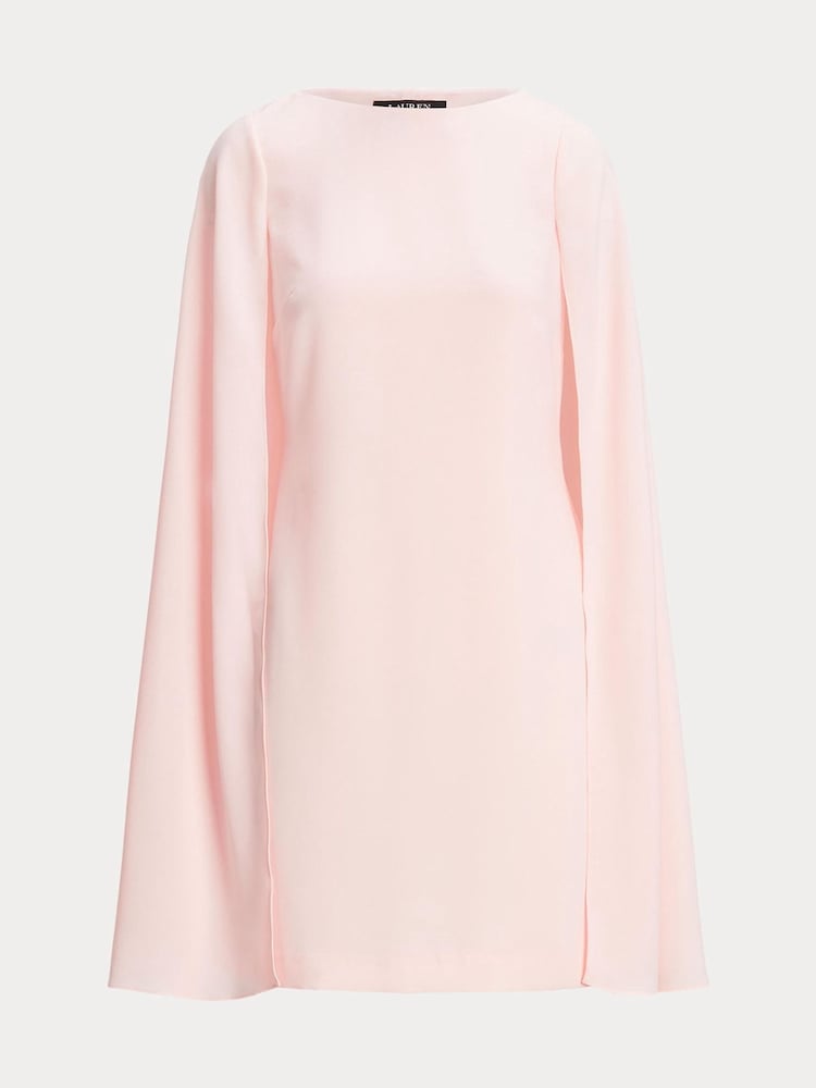 Lauren Ralph Lauren Petra Cape Georgette Cocktail Mini Dress - Image 5 of 5