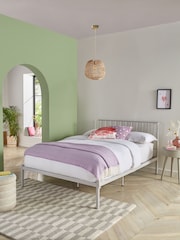 Natural Irvine Metal Without Footend Bed Frame - Image 1 of 6