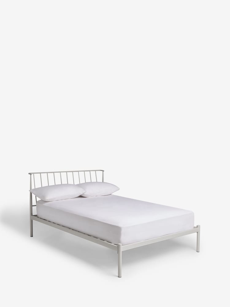 Natural Irvine Metal Without Footend Bed Frame - Image 6 of 6