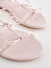 Pale Pink Regular/Wide Fit Forever Comfort ® Bow Slingback Sandals - Image 7 of 10