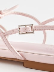 Pale Pink Regular/Wide Fit Forever Comfort ® Bow Slingback Sandals - Image 9 of 10