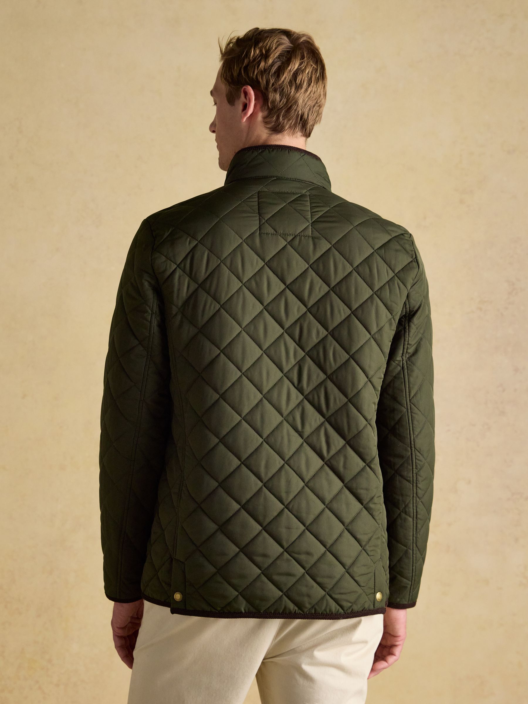 Buy Joules Maynard Green Diamond Quilted Jacket from Next USA