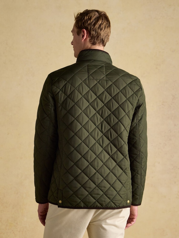 Joules Maynard Green Diamond Quilted Jacket - Image 2 of 10