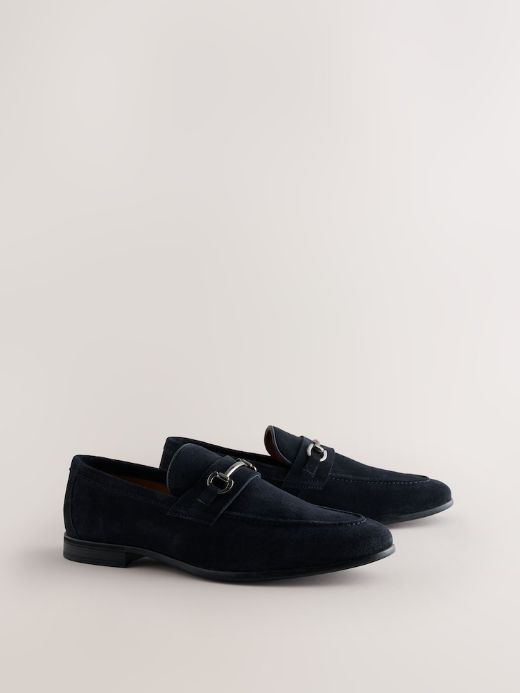 Navy Flexible Sole Loafers - Image 2 of 6