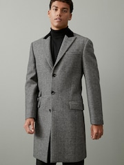 Charcoal Grey Epsom Overcoat - Image 1 of 9
