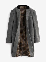 Charcoal Grey Epsom Overcoat - Image 6 of 9