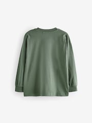 Green/Blue Gaming Graphic Print Relaxed Fit Long Sleeve T-Shirts 3 Pack (3-16yrs) - Image 3 of 7