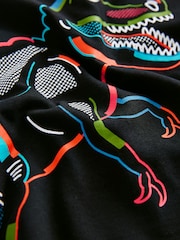 Green/Blue Gaming Graphic Print Relaxed Fit Long Sleeve T-Shirts 3 Pack (3-16yrs) - Image 7 of 7