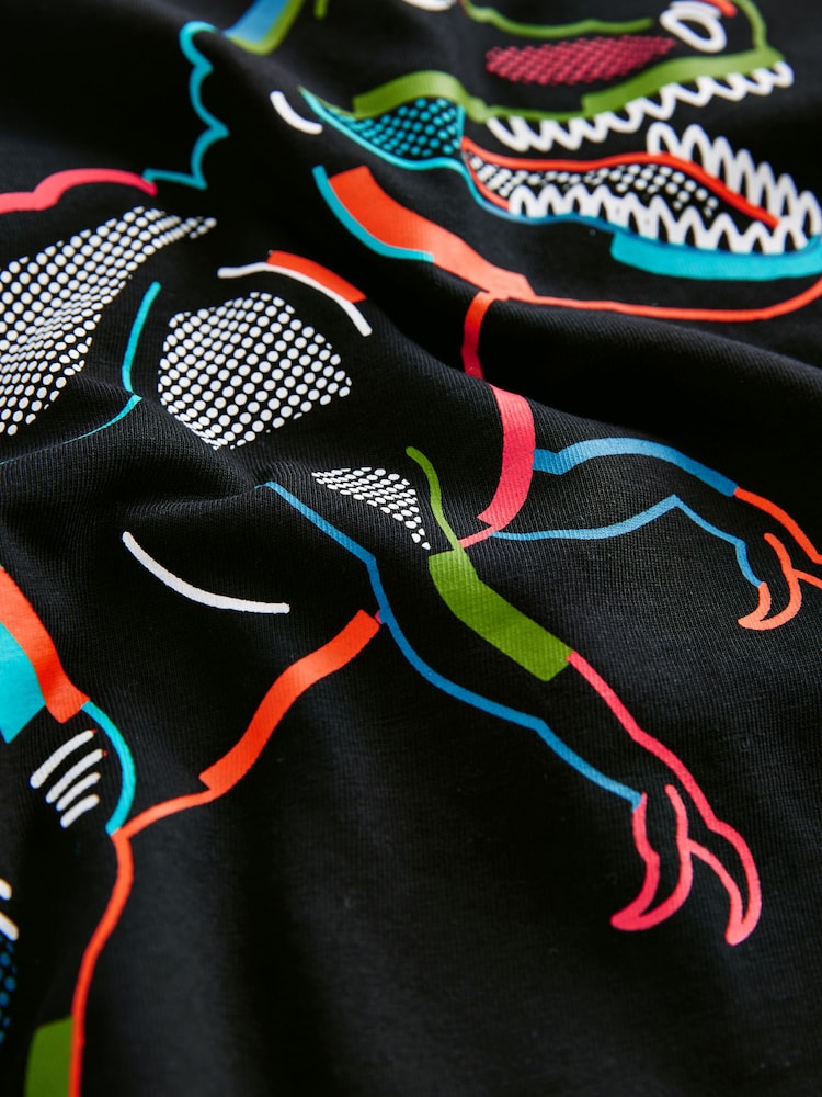 Green/Blue Gaming Graphic Print Relaxed Fit Long Sleeve T-Shirts 3 Pack (3-16yrs) - Image 7 of 7
