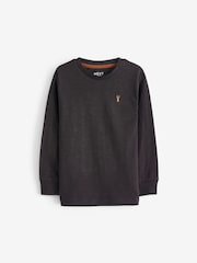 Green/Navy Blue Colourblock Long Sleeve T-Shirts 3 Pack (3-16yrs) - Image 3 of 6