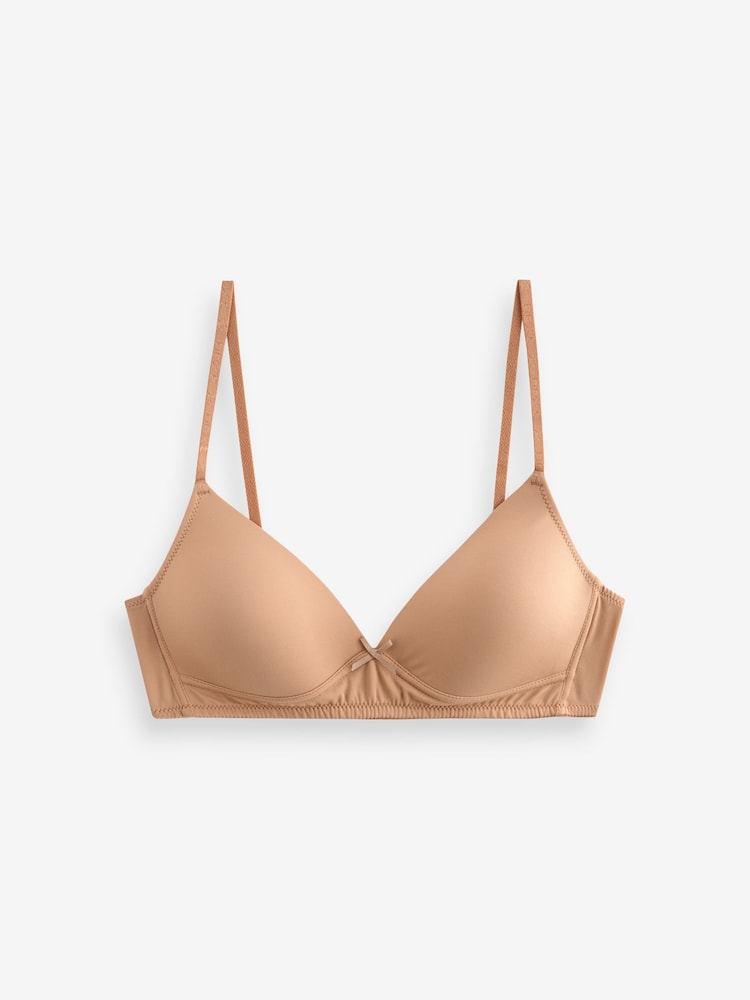 Praline Beige Trainer Bras 2 Pack - Image 2 of 4