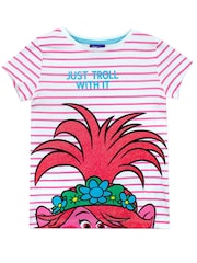 Character Grey Trolls 100% Cotton T-Shirt and Leggings Set - Image 2 of 5