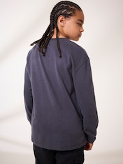 رمادي - حزمة من 2 تيشرت بأكمام طويلة من القطن 100% تشكيلة Subscribe (3–16 سنة) - صورة 4 من 8