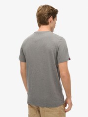 Grau - Superdry 100% Cotton Vintage Athletic Chest Short Sleeve T-Shirt - Bild 3 von 7