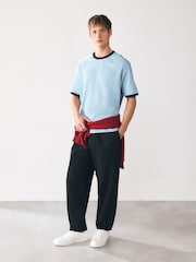 Blue Relaxed Fit Ringer T-Shirt - Image 2 of 8
