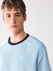 Blue Relaxed Fit Ringer T-Shirt - Image 5 of 8