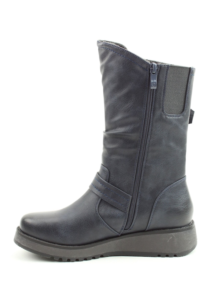 Heavenly Feet Ladies Vegan Friendly Mid Boots - Image 2 of 4