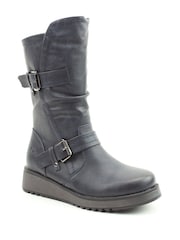 Heavenly Feet Ladies Vegan Friendly Mid Boots - Image 3 of 4