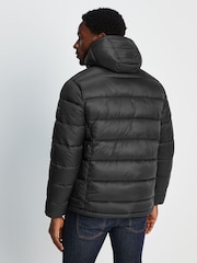Tog 24 Black Maloney Hooded Padded Coat Jacket - Image 2 of 8