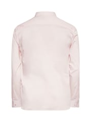 BadRhino Big & Tall Pink Premium Stretch Long Sleeve Formal Shirt - Image 3 of 3