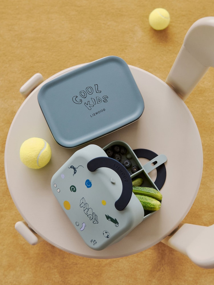 Liewood Blue Elara Foldable Lunchbox - Image 2 of 5 Liewood Blue Elara Foldable Lunchbox - Image 2 of 5