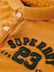 Superdry Track Gold 100% Cotton Vintage Athletic Polo Shirt - Image 5 of 6