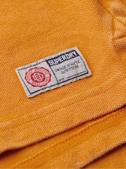 Superdry Track Gold 100% Cotton Vintage Athletic Polo Shirt - Image 6 of 6