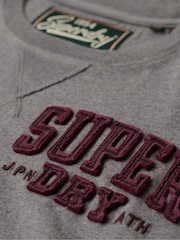 Superdry Grey 100% Cotton Vintage Athletic Chest Long Sleeve T-Shirt - Image 5 of 5