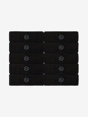 Black 10 Pack Cushioned Sole Comfort Socks - Image 1 of 4