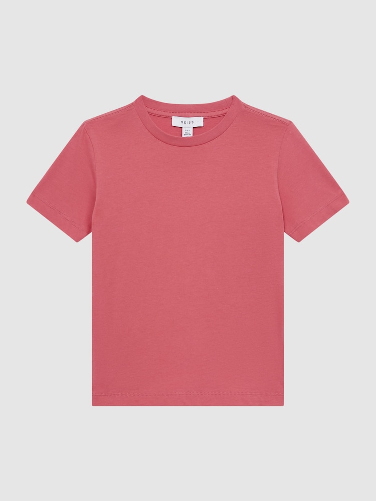 Reiss Coral Bless Crew Neck T-Shirt - Image 2 of 6
