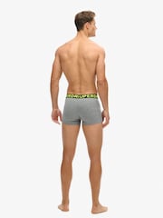 Superdry Noos Grey Marl Boxers 3 Pack - Image 3 of 8
