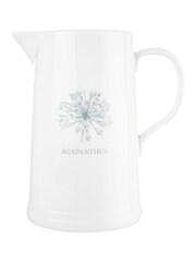 Mary Berry White Garden Agapanthus Medium Jug - Image 2 of 4