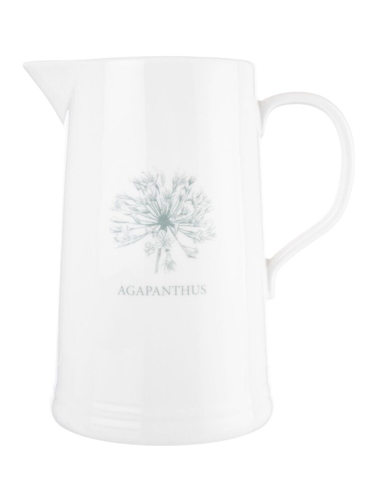 Mary Berry White Garden Agapanthus Medium Jug - Image 2 of 4 Mary Berry White Garden Agapanthus Medium Jug - Image 2 of 4