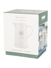 Mary Berry White Garden Agapanthus Medium Jug - Image 4 of 4