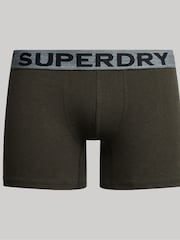 Superdry Asphalt /Winter Kahki/Black Boxers 3 Pack - Image 2 of 8