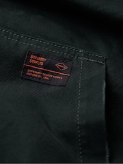 Superdry Jet Set Green 100% Cotton Surplus Hooded Bomber Jacket - Image 6 of 7