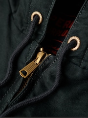 Superdry Jet Set Green 100% Cotton Surplus Hooded Bomber Jacket - Image 7 of 7