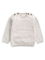 Mamas & Papas Hello World Knit  2 Piece Set - Image 3 of 4