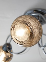 Chrome Lana 3 Light Ceiling Light Fitting - Image 3 of 9
