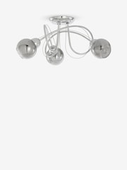 Chrome Lana 3 Light Ceiling Light Fitting - Image 7 of 9