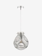 Dar Lighting Silver Quinn Ceiling Light Pendant - Image 2 of 4