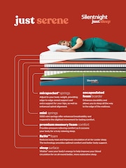 Silentnight Just Sleep Serene Hybrid Rolled Mattress - Image 2 of 4