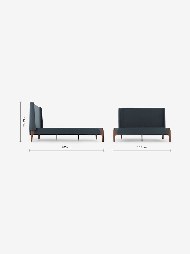 MADE.COM Aegean Blue Bed Roscoe - Image 3 of 3