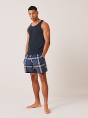 Black/White/Grey Marl/Navy Blue 100% Cotton Vests 5 Pack - Image 3 of 8