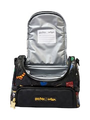 Smiggle Black Harry Potter Double Decker Lunchbox with Strap - Image 3 of 4
