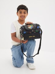Smiggle Black Harry Potter Double Decker Lunchbox with Strap - Image 4 of 4